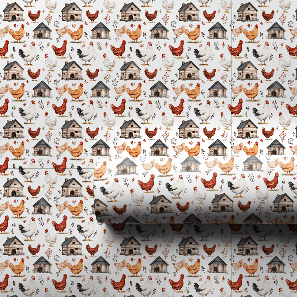 Feathers and Sunrise - Wrapping Paper - Aspen & Arlo