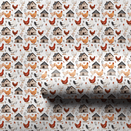 Feathers and Sunrise - Wrapping Paper - Aspen & Arlo