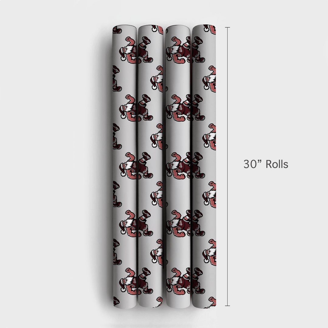 Maroon & Merry Tip - Off - Wrapping Paper - Aspen & Arlo