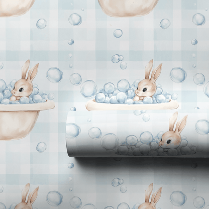 Bubbly Bunny - Wrapping Paper - Aspen & Arlo