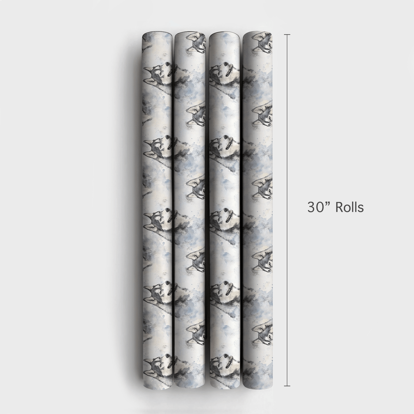 Go Husky Grey - Wrapping Paper - Aspen & Arlo