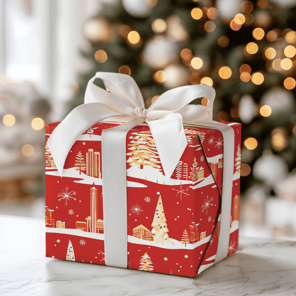 Mid - Century Holiday - Wrapping Paper - Aspen & Arlo
