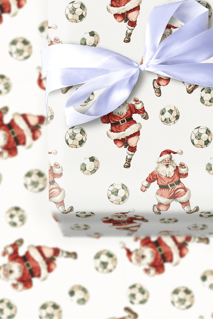 Santa's Big Shot - Wrapping Paper - Aspen & Arlo
