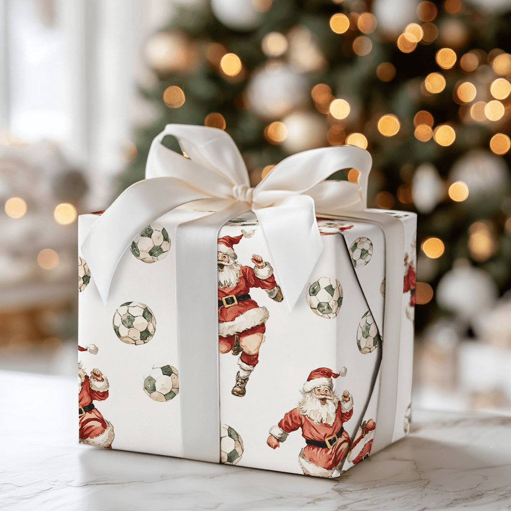 Santa's Big Shot - Wrapping Paper - Aspen & Arlo