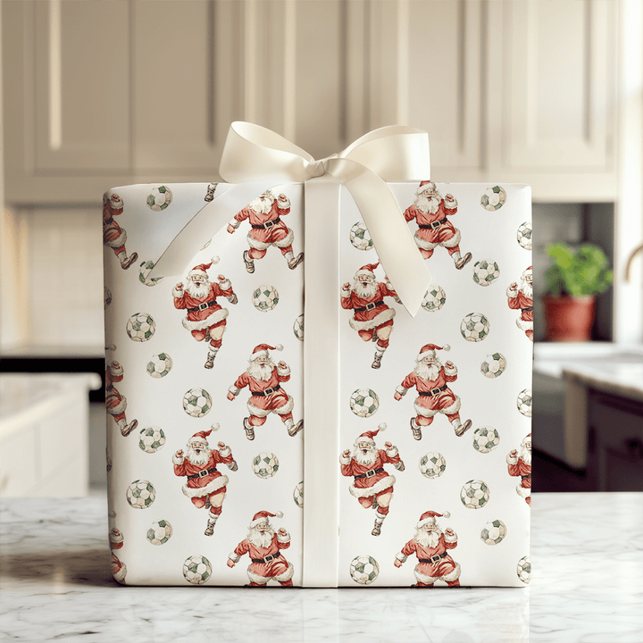 Santa's Big Shot - Wrapping Paper - Aspen & Arlo