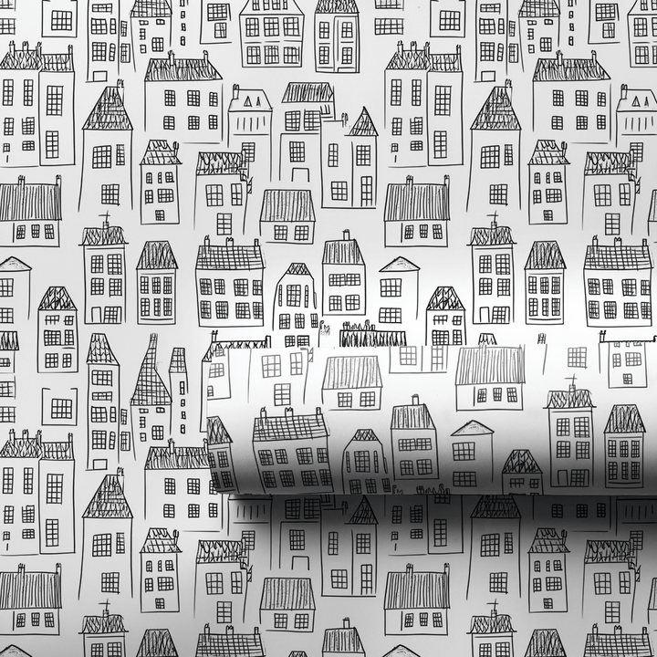 Village Scrap - Wrapping Paper - Aspen & Arlo