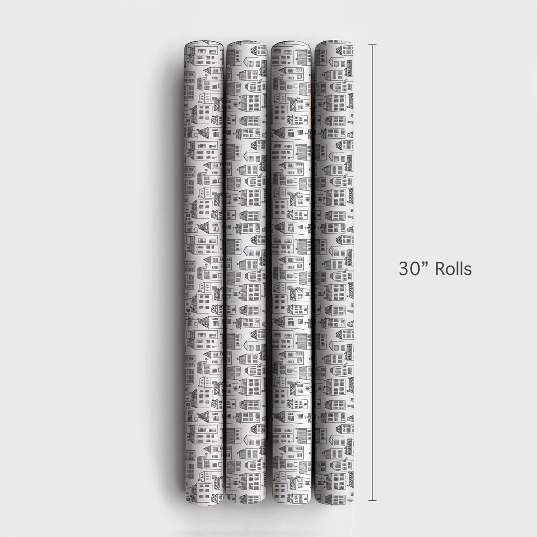 Village Scrap - Wrapping Paper - Aspen & Arlo