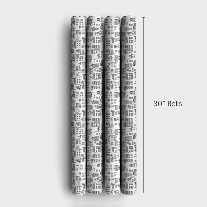 Village Scrap - Wrapping Paper - Aspen & Arlo