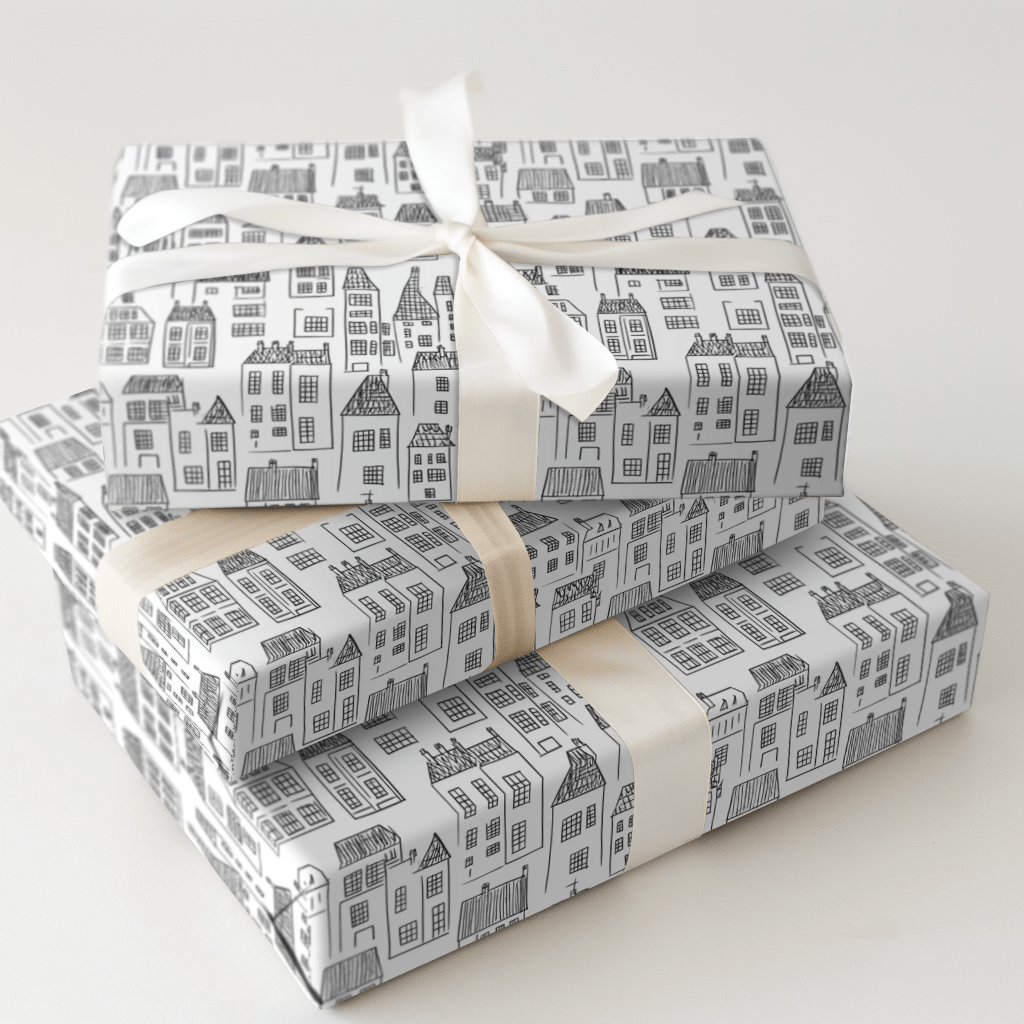 Village Scrap - Wrapping Paper - Aspen & Arlo