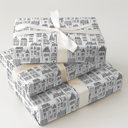 Village Scrap - Wrapping Paper - Aspen & Arlo