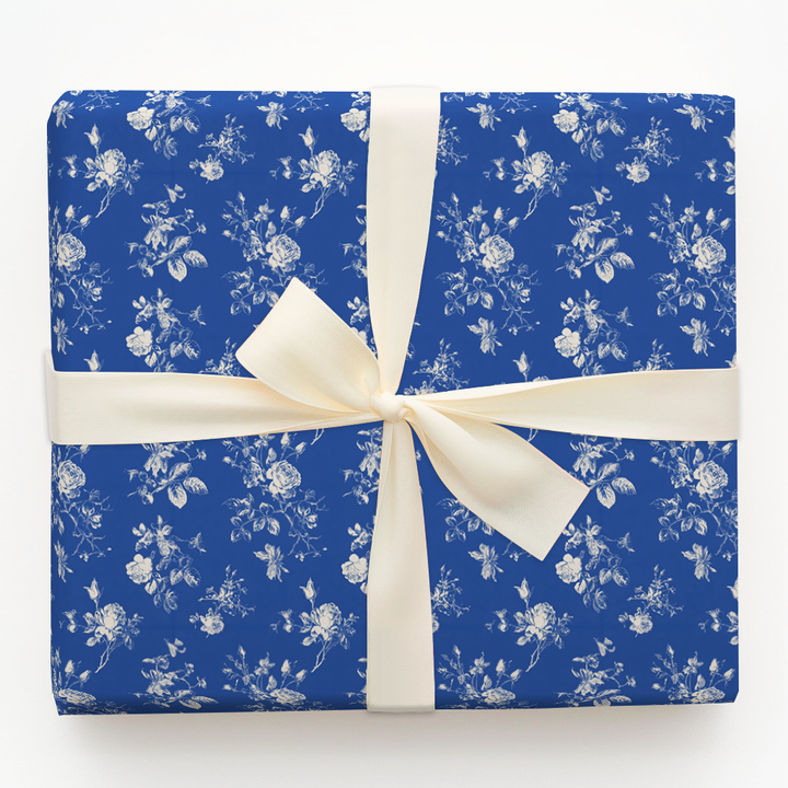 Blue Rose Toile