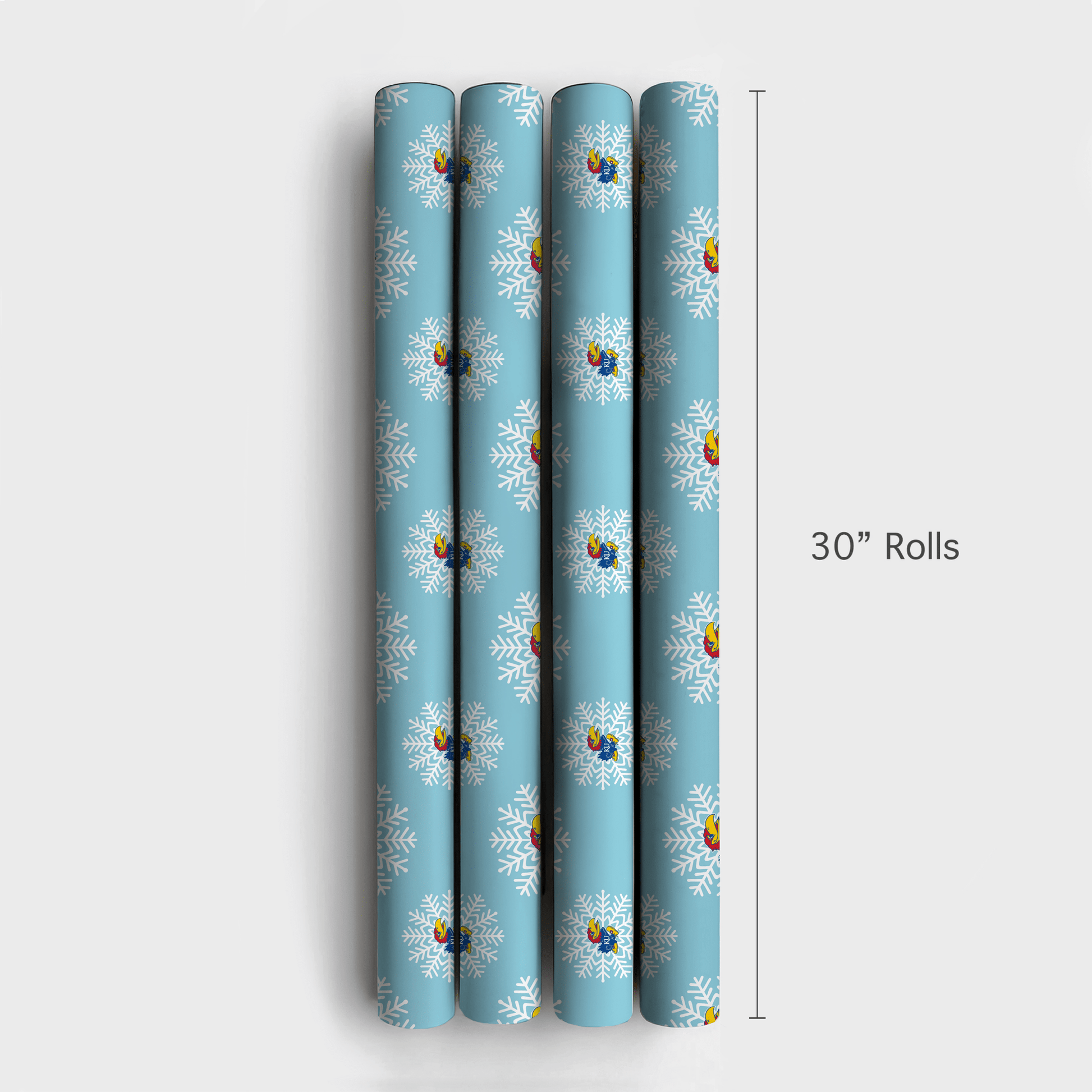 Jayhawk Snowflake - Wrapping Paper - Aspen & Arlo