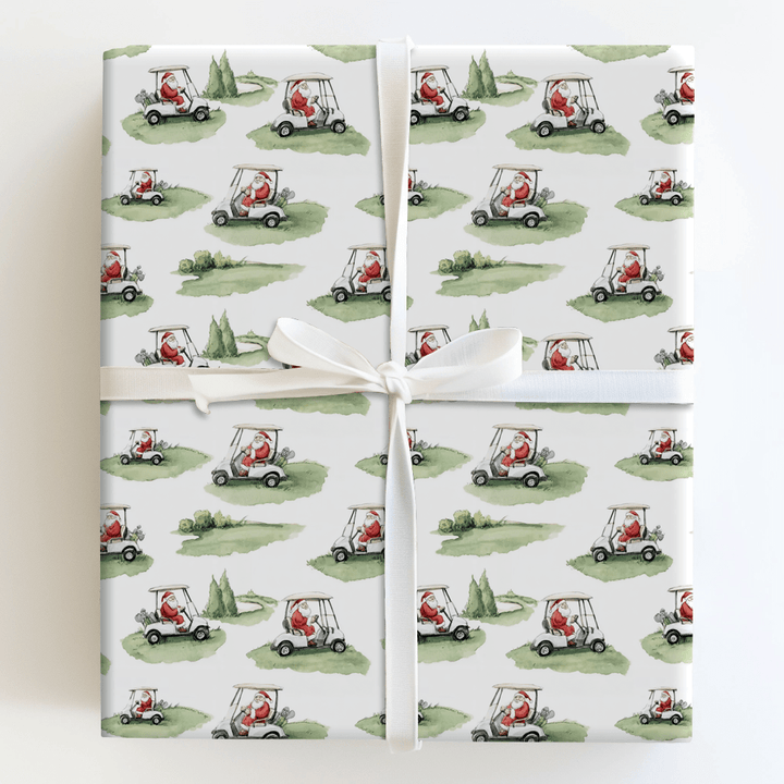 Tee Time Tidings - Wrapping Paper - Aspen & Arlo