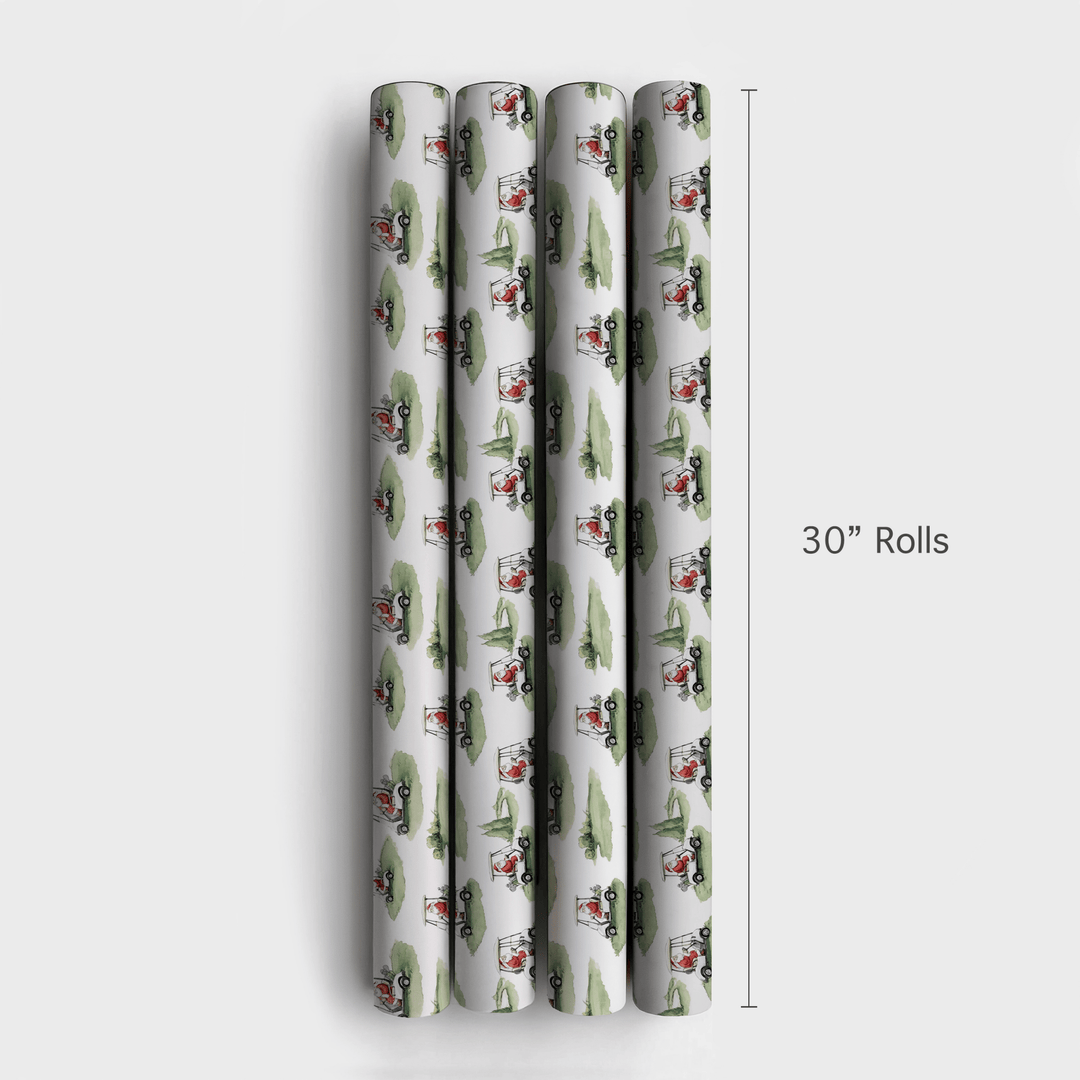 Tee Time Tidings - Wrapping Paper - Aspen & Arlo