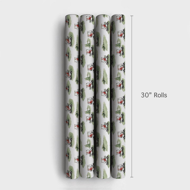 Tee Time Tidings - Wrapping Paper - Aspen & Arlo