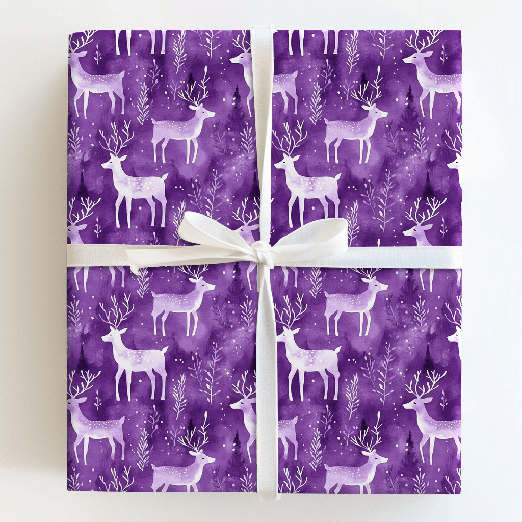 Mulberry Reindeer - Wrapping Paper - Aspen & Arlo