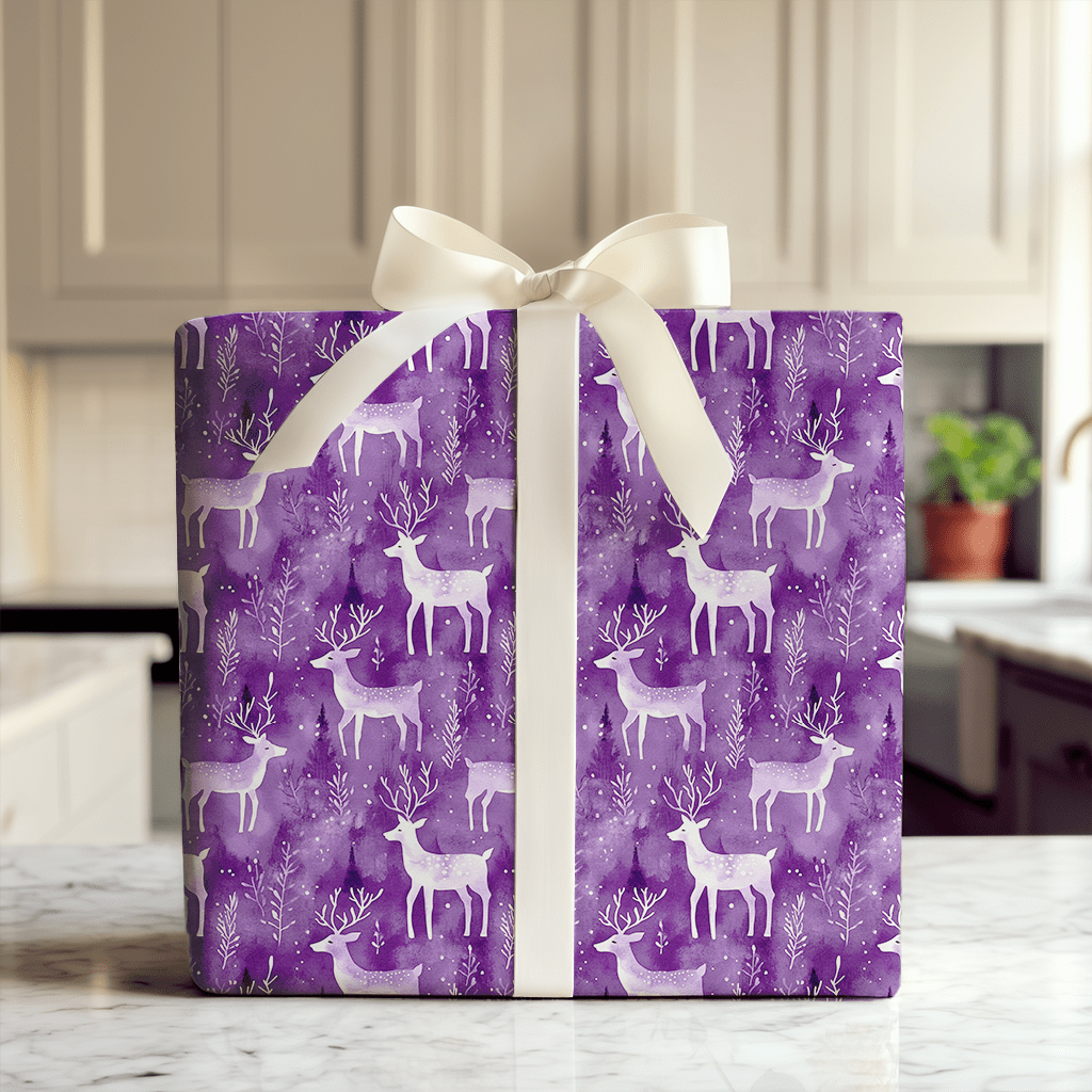 Mulberry Reindeer - Wrapping Paper - Aspen & Arlo