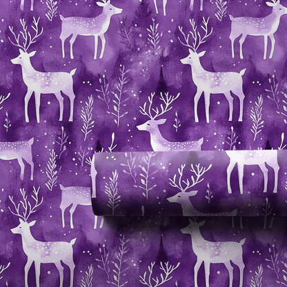 Mulberry Reindeer - Wrapping Paper - Aspen & Arlo