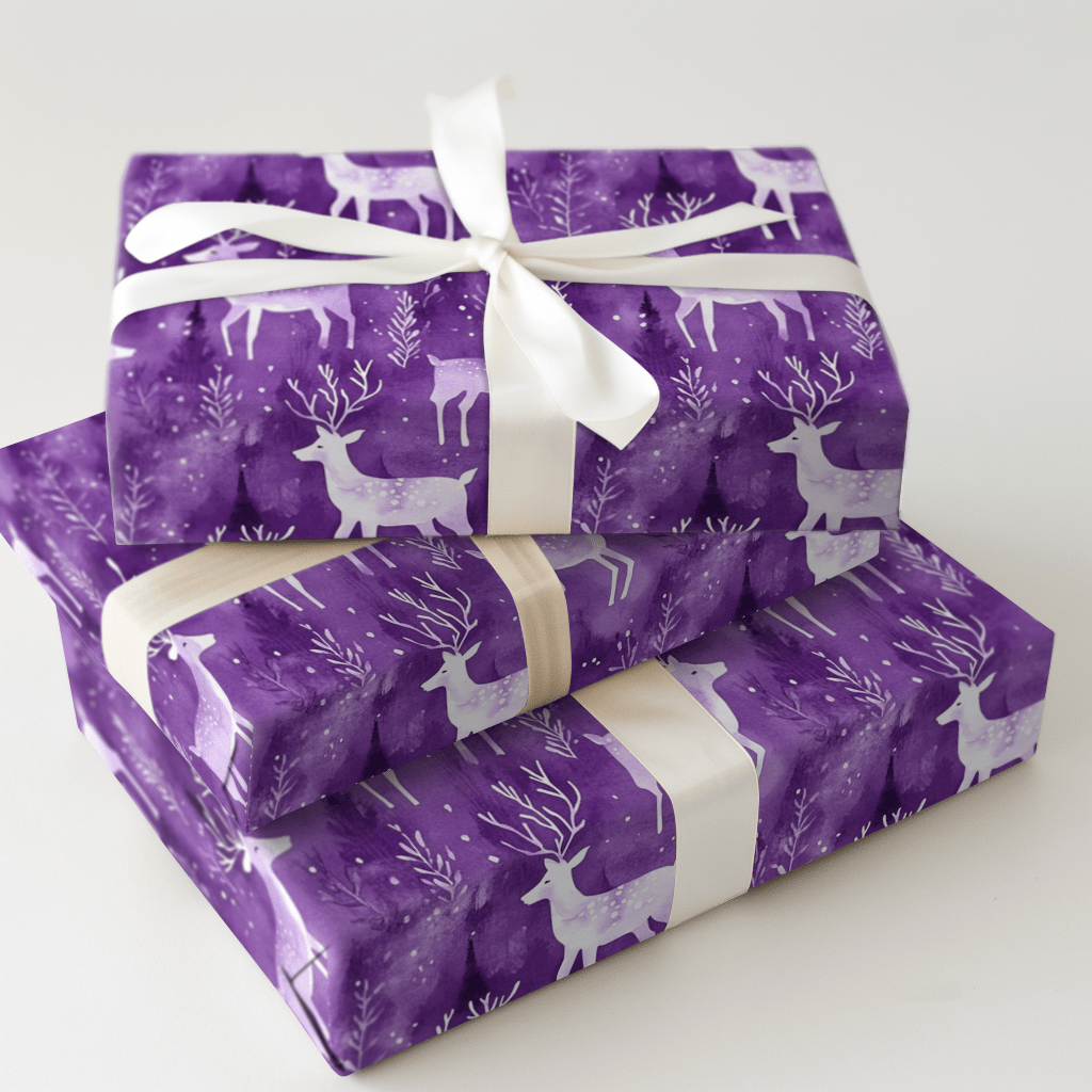 Mulberry Reindeer - Wrapping Paper - Aspen & Arlo