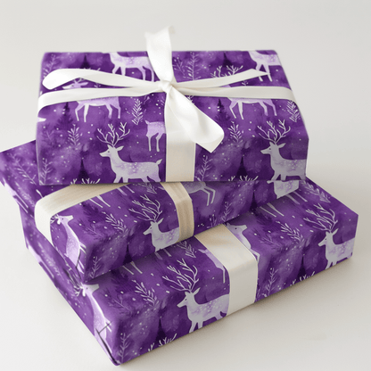Mulberry Reindeer - Wrapping Paper - Aspen & Arlo