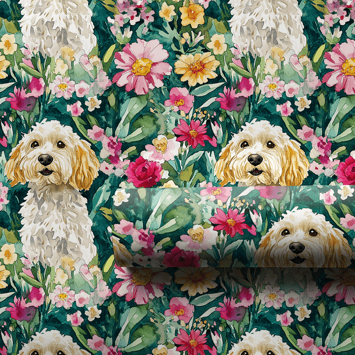 Blooming Doodle - Wrapping Paper - Aspen & Arlo