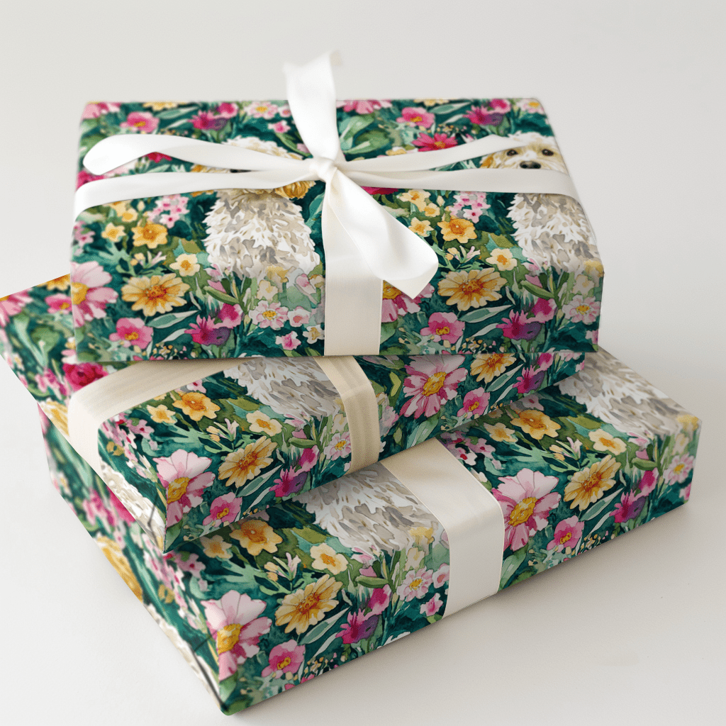 Blooming Doodle - Wrapping Paper - Aspen & Arlo