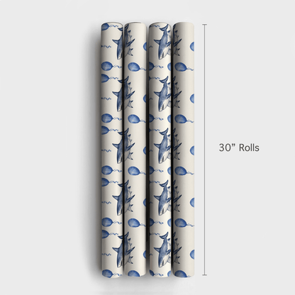Party Like a Shark Star - Wrapping Paper - Aspen & Arlo