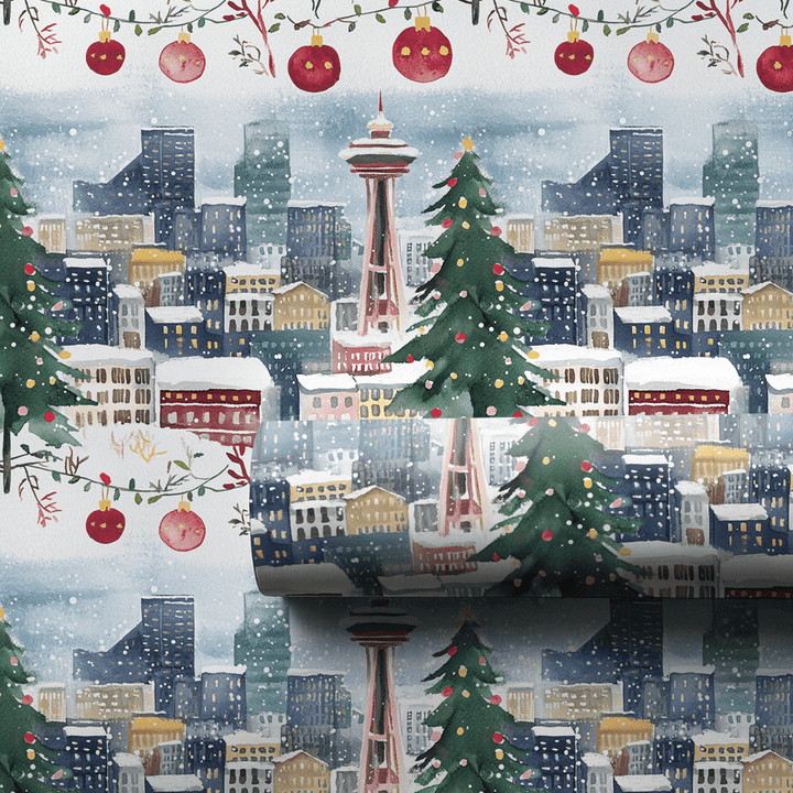 Seattle Sky - Wrapping Paper - Aspen & Arlo