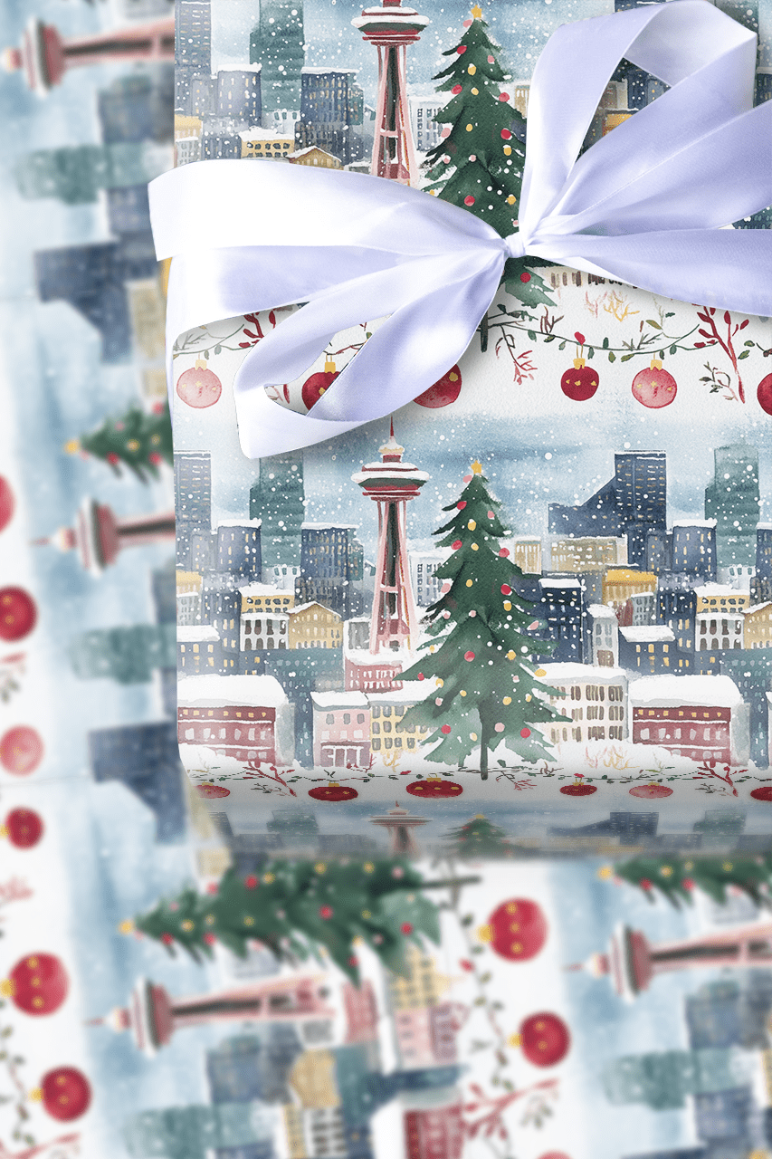 Seattle Sky - Wrapping Paper - Aspen & Arlo