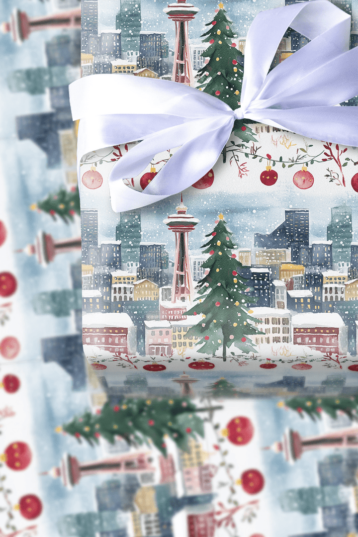Seattle Sky - Wrapping Paper - Aspen & Arlo