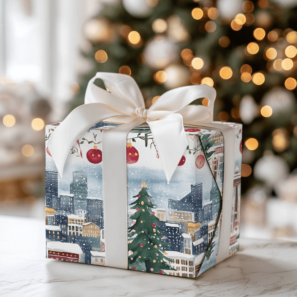 Seattle Sky - Wrapping Paper - Aspen & Arlo