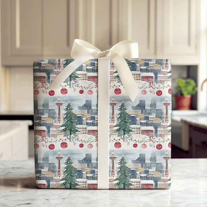 Seattle Sky - Wrapping Paper - Aspen & Arlo