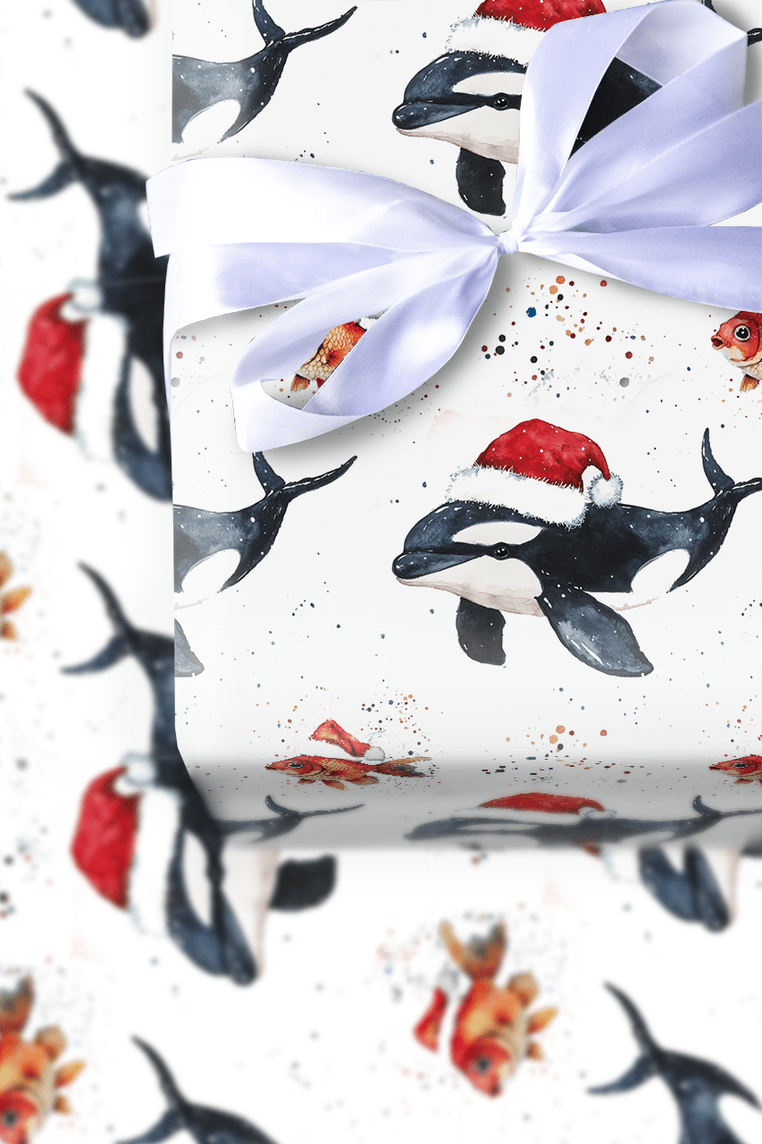 Shamu Season - Wrapping Paper - Aspen & Arlo