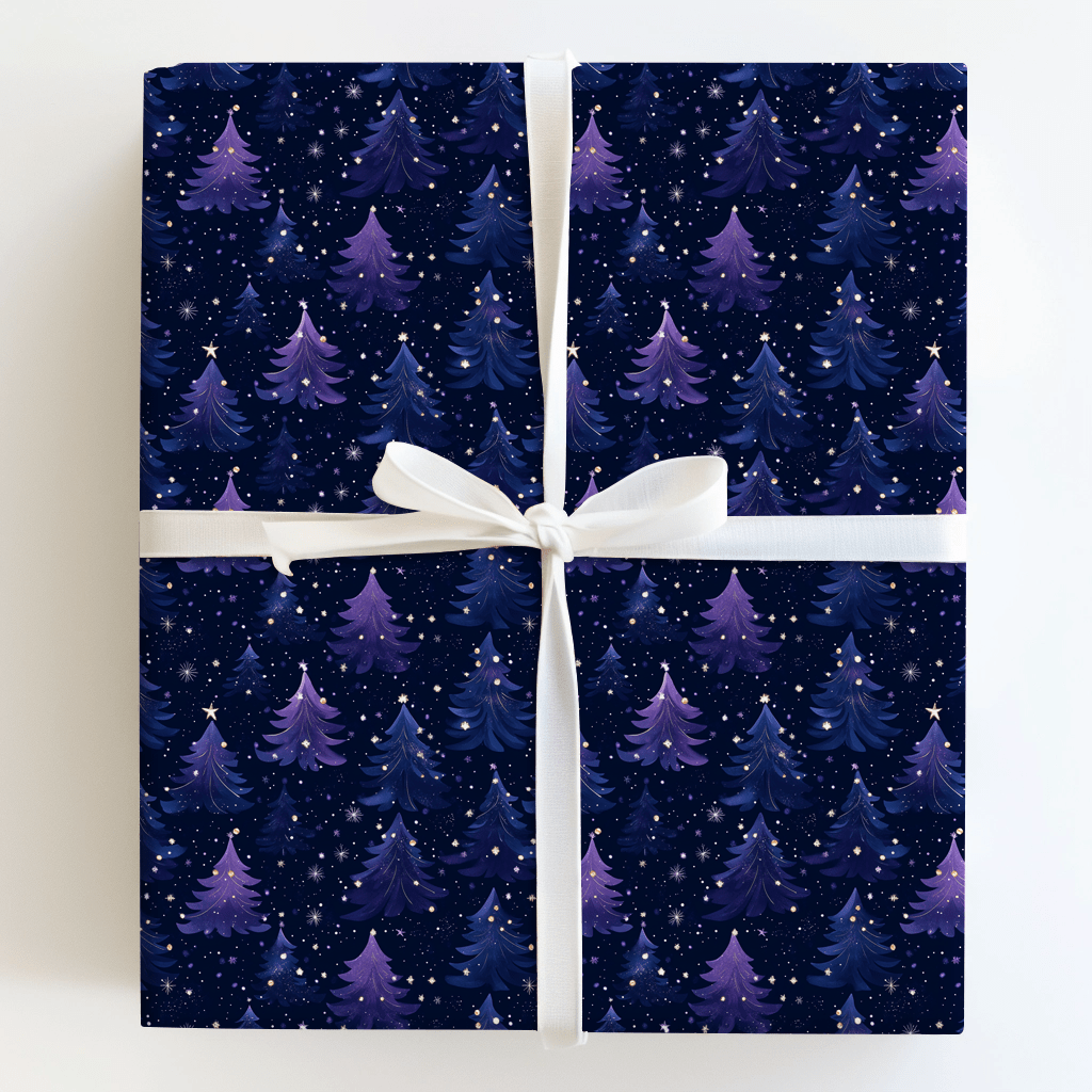 Shimmer Forest - Wrapping Paper - Aspen & Arlo