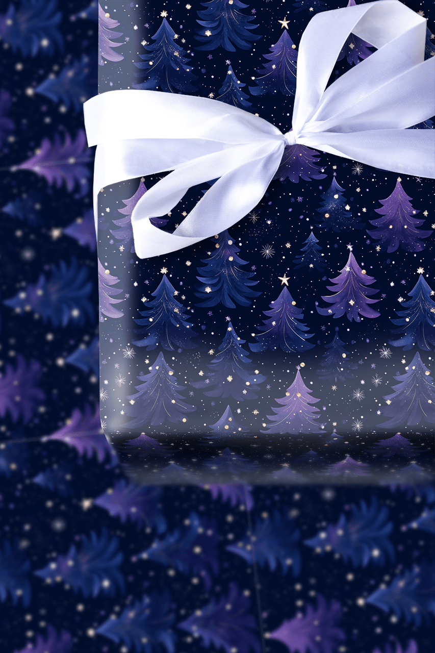 Shimmer Forest - Wrapping Paper - Aspen & Arlo