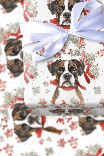 Boxed a Boxer - Wrapping Paper - Aspen & Arlo