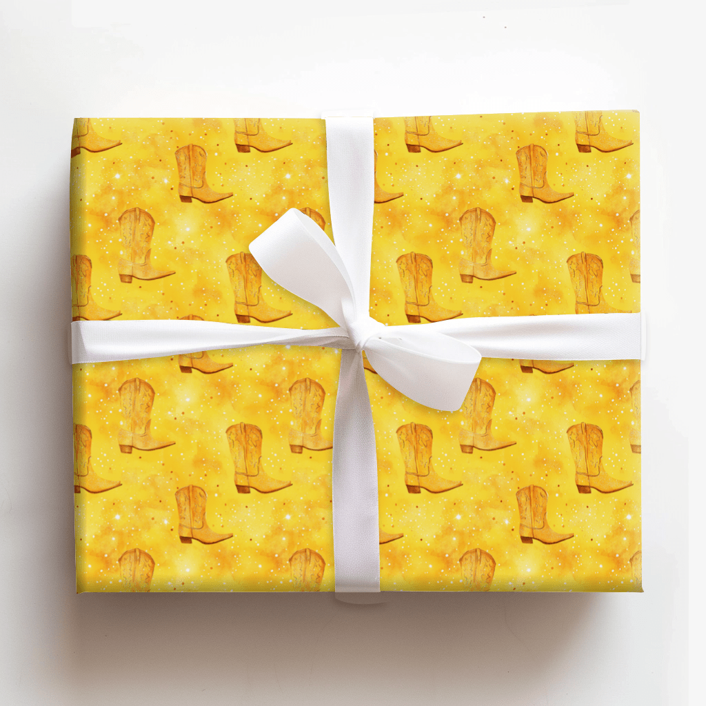 Golden Cowgirl - Wrapping Paper - Aspen & Arlo