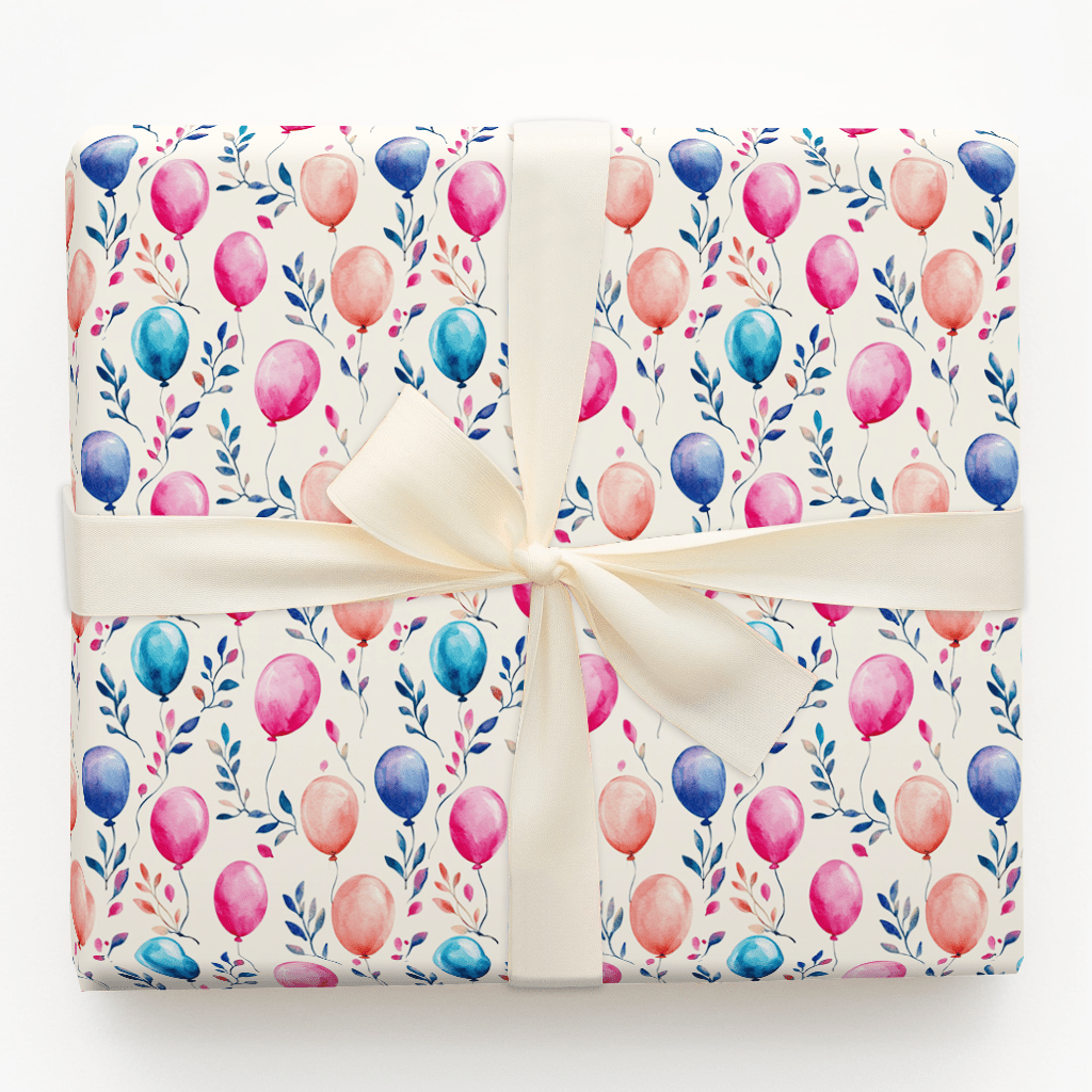 Lifted with Birthday Cheer - Wrapping Paper - Aspen & Arlo