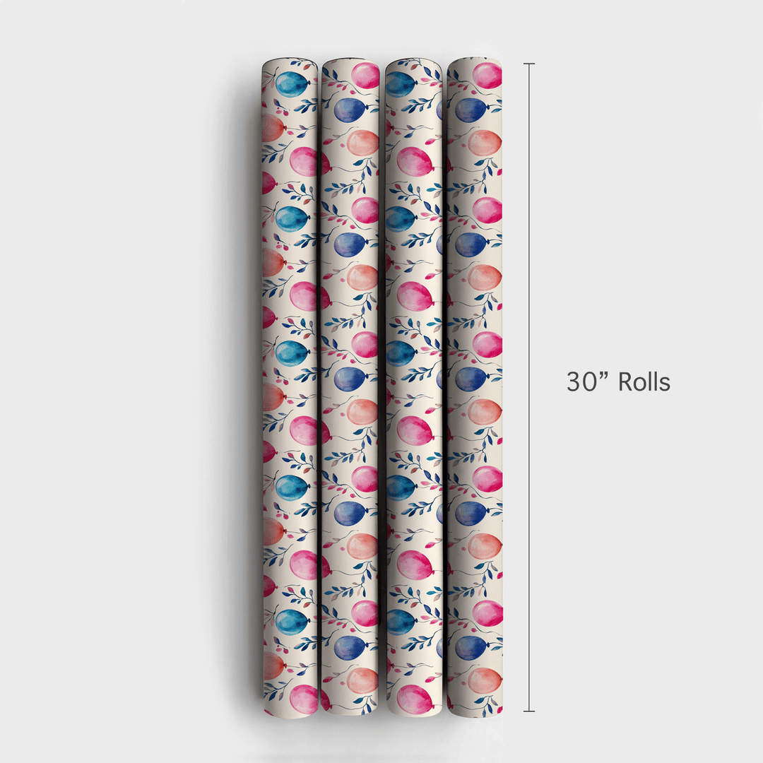 Lifted with Birthday Cheer - Wrapping Paper - Aspen & Arlo