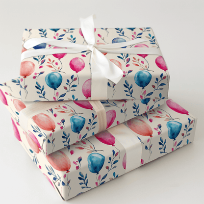 Lifted with Birthday Cheer - Wrapping Paper - Aspen & Arlo