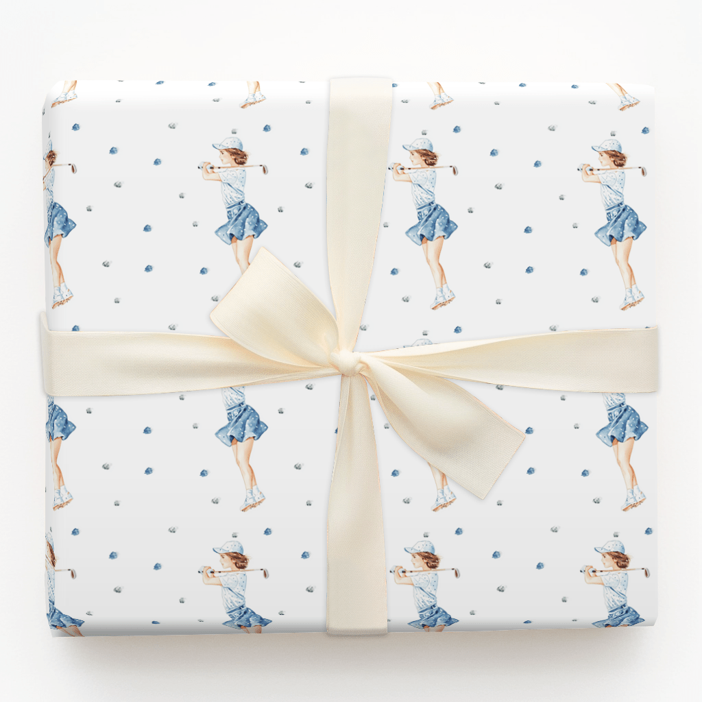 Fairway Flirt - Wrapping Paper - Aspen &amp; Arlo