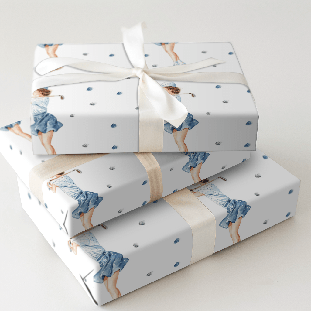 Fairway Flirt - Wrapping Paper - Aspen &amp; Arlo