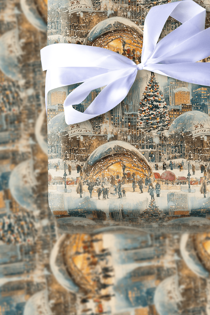 Holiday At Cloud Gate - Wrapping Paper - Aspen & Arlo