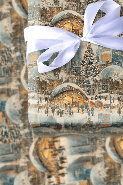 Holiday At Cloud Gate - Wrapping Paper - Aspen & Arlo
