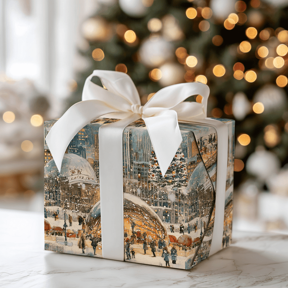 Holiday At Cloud Gate - Wrapping Paper - Aspen & Arlo