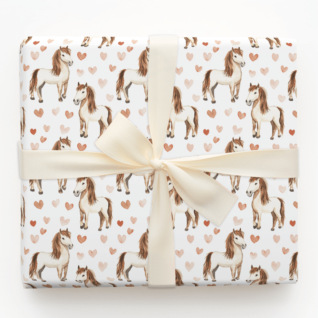 Love in the Saddle - Wrapping Paper - Aspen & Arlo