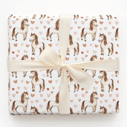 Love in the Saddle - Wrapping Paper - Aspen & Arlo