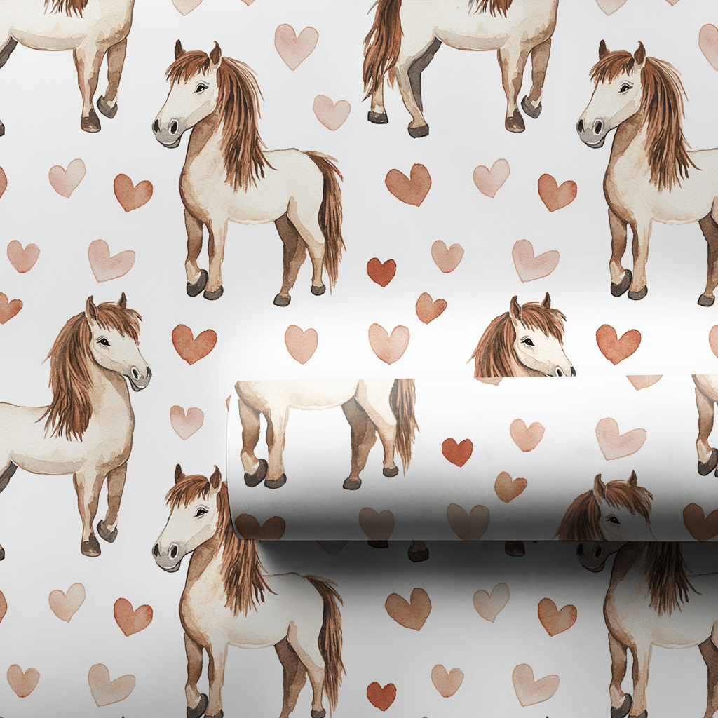 Love in the Saddle - Wrapping Paper - Aspen & Arlo