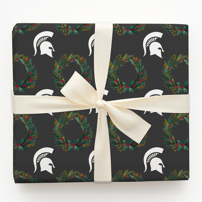 Spartan Wreath - Wrapping Paper - Aspen & Arlo