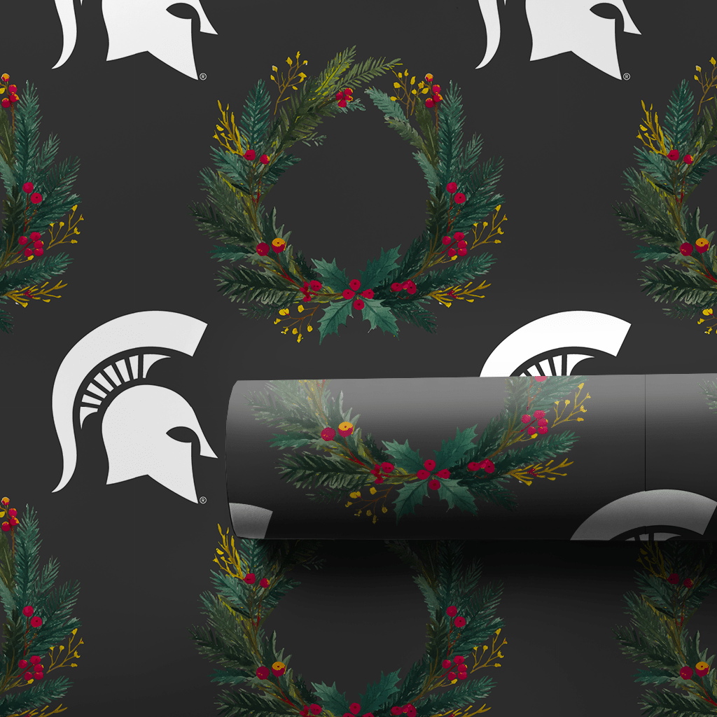 Spartan Wreath - Wrapping Paper - Aspen & Arlo